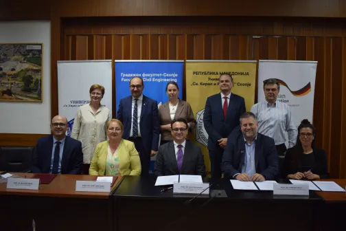 NW-Nordmazedonien BLP MoU Unterzeichnung